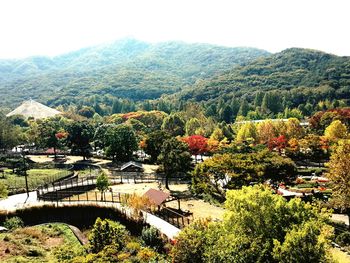 Scenic view of mountains