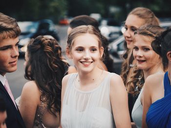 Young woman smiling