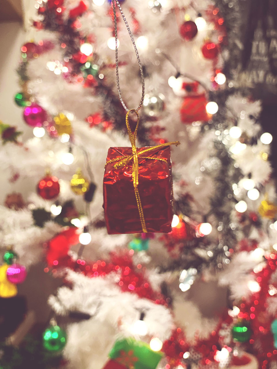 CLOSE-UP OF CHRISTMAS TREE