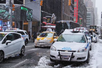 Traffic on city street