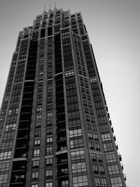 Low angle view of modern building