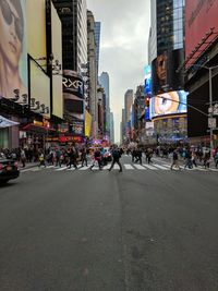 People on city street