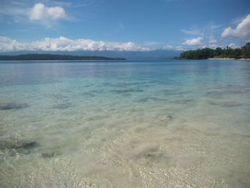 The beauty of paradise. pasir putih beach