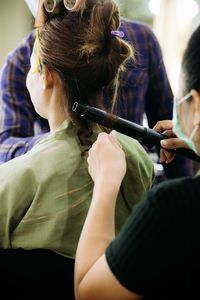 Close-up of woman sitting