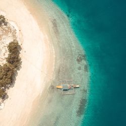 Aerial view of sea