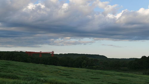 Scenic view of landscape against sky