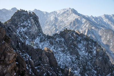 Scenic view of mountains