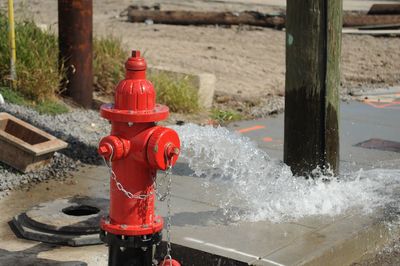 Close-up of fire hydrant