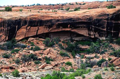 View of rock formation