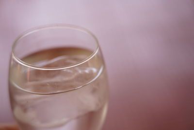 Close-up of drink on table