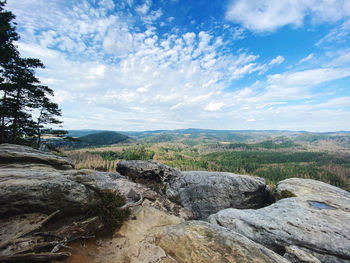 Scenic view of landscape against sky