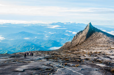 South peaks of mount kinabalu. mount kinabalu is the most dramatic feature in sabah. 