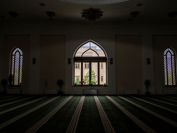 Interior of empty mosque