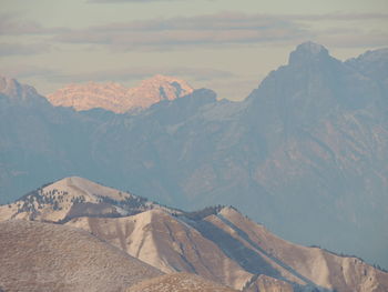 View of mountain range