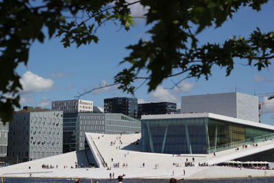 Modern buildings in city