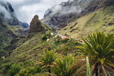 The village of masca on tenerife in the canary islands