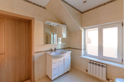 Interior of bathroom