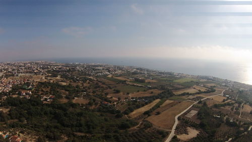 Aerial view of cityscape