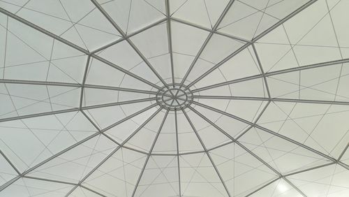 Low angle view of skylight