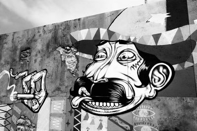 Graffiti on wall