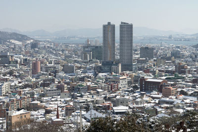 Aerial view of cityscape