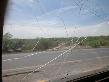 Country road passing through landscape