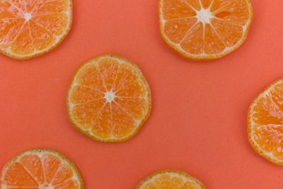 Close-up of orange slices