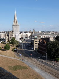 View of buildings in city