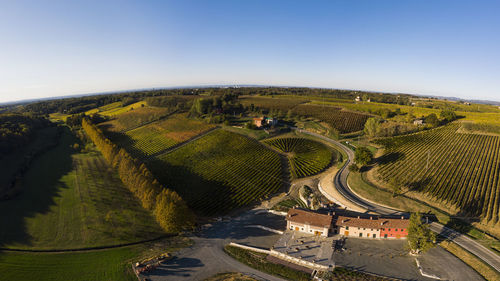 Foto scattata nei vigneti di tassarolo con un mavic air.