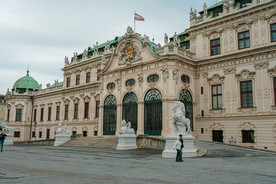 Vienna, austria, september 27 2022 the belvedere is a historic building complex in vienna. 