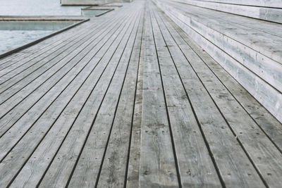 Close-up of pier