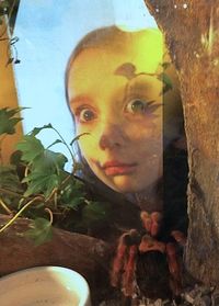 Portrait of young woman