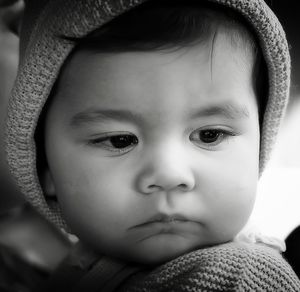 Portrait of cute baby boy