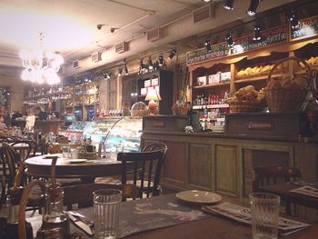 Illuminated city at night