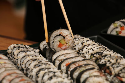 Detail of sushi