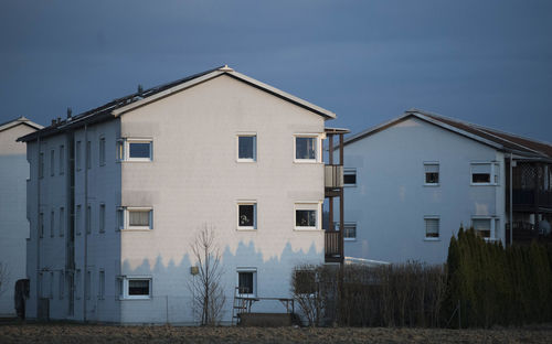 Apartment building as place for permanent living or as vacation stay