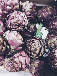 Full frame shot of vegetables for sale in market