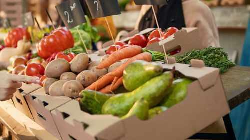 Close-up of food on table