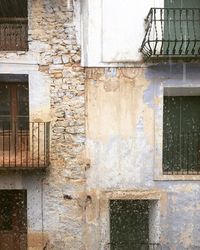 Close-up of house window