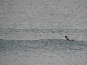 Woman in sea