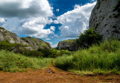 Scenic view of landscape against sky