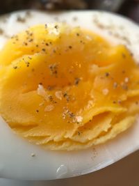 Close-up of dessert in plate
