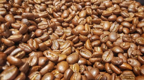 Full frame shot of coffee beans