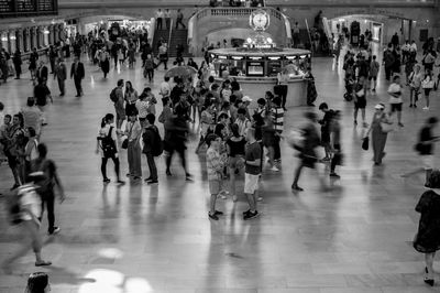 People at subway station