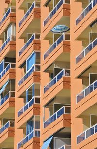 Low angle view of apartment building