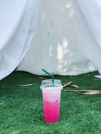 Close-up of drink on table