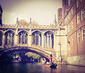 Low angle view of historic building