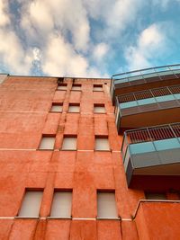 Low angle view of building against sky