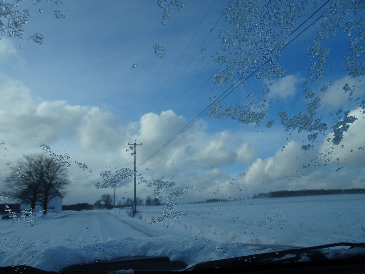 snow, winter, weather, cold temperature, nature, sky, cloud - sky, beauty in nature, scenics, tranquil scene, outdoors, no people, tranquility, day, landscape, tree