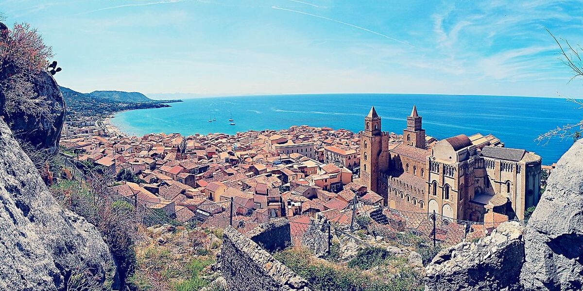 sea, sky, water, architecture, outdoors, horizon over water, building exterior, scenics, nature, no people, day, beach, cultures